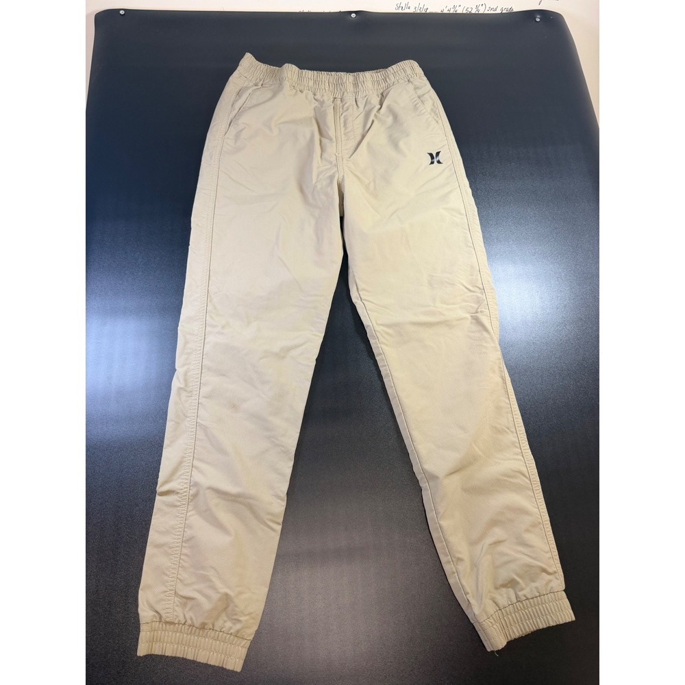 Hurley Boys Khaki H2O-Dri Jogger Pants Tan Size Large 12-13 Yrs Stretch K10